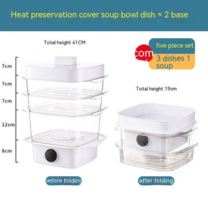 Multi-layer Dish Cover Heat Preservation Kitchen Cover