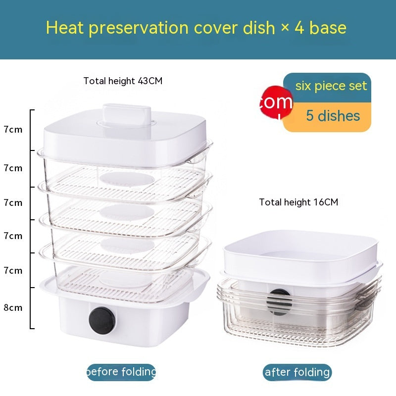 Multi-layer Dish Cover Heat Preservation Kitchen Cover