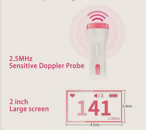 Baby Fetal Sound Heart Rate Detector