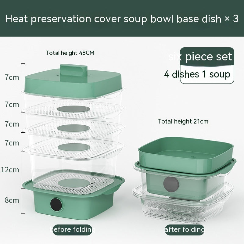 Multi-layer Dish Cover Heat Preservation Kitchen Cover