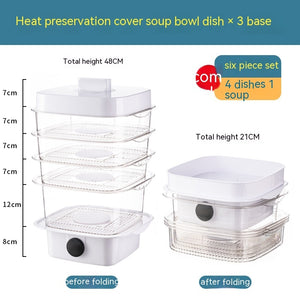 Multi-layer Dish Cover Heat Preservation Kitchen Cover