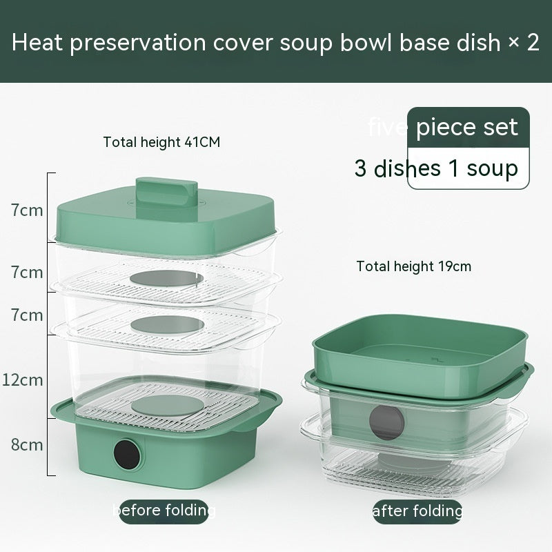 Multi-layer Dish Cover Heat Preservation Kitchen Cover